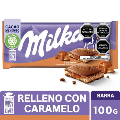 Chocolate Relleno Con Crema De Caramelo 100 G Milka