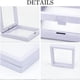 thumbnail image 3 of 6 unidades, organizador de joyas para anillos, collares, pulseras y pendientes, caja transparente., 3 of 6