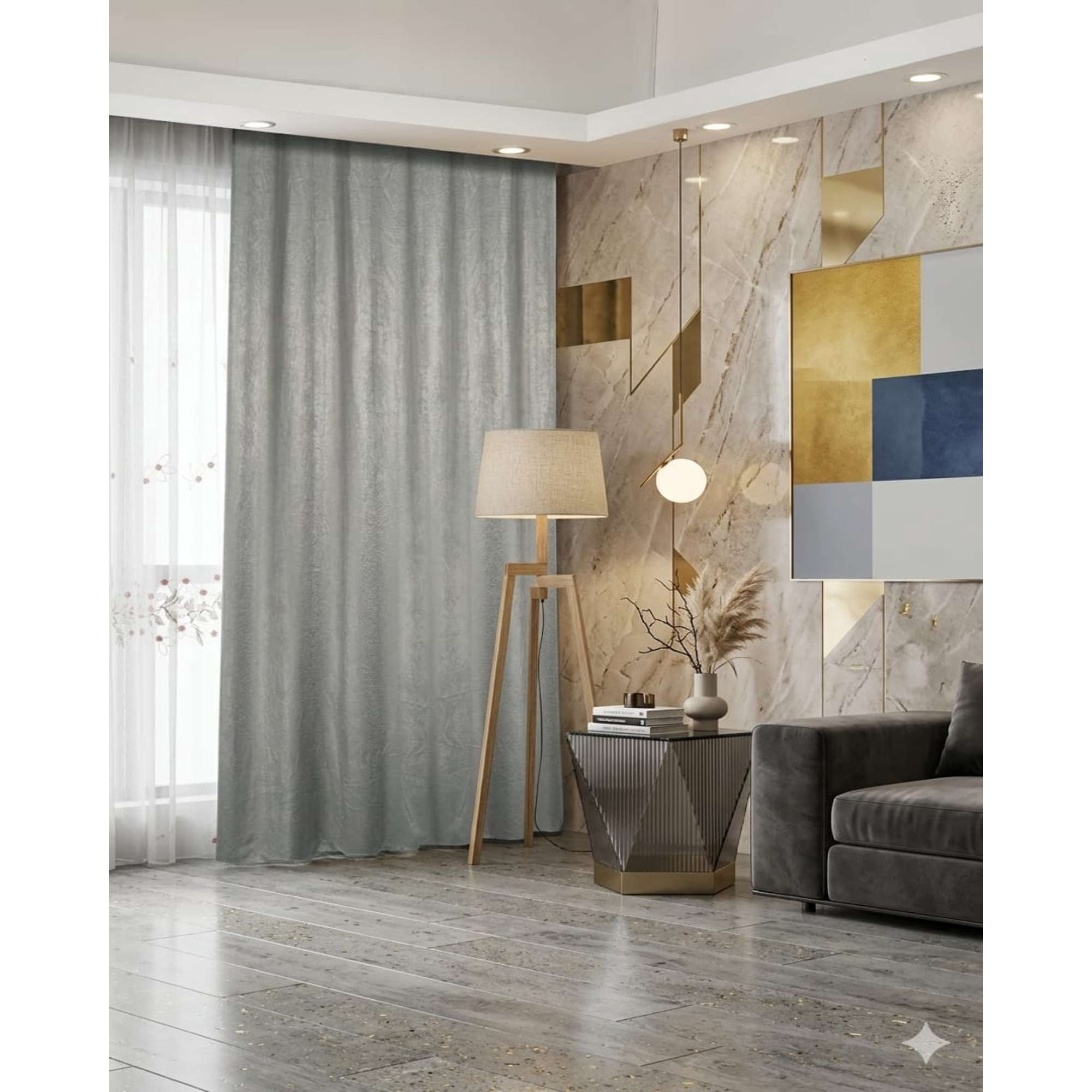 Mylhogar - Juego De Cortinas Velvet Aterciopelada 2 Paños 140x230 Cm