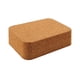 thumbnail image 3 of Bloque De Corcho, Tabla De Perforación De Corcho, Herramienta Ligera De Madera Para Artesanía En Cuero, Tapete De Corcho De 10x7x3cm, 3 of 5