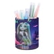 thumbnail image 1 of Monster High-theme Cylinder Pen Holder Pencil Organizer with Flannel Lining PVC Leather Material Cardboard Base for study work 10*8CM, 1 of 6