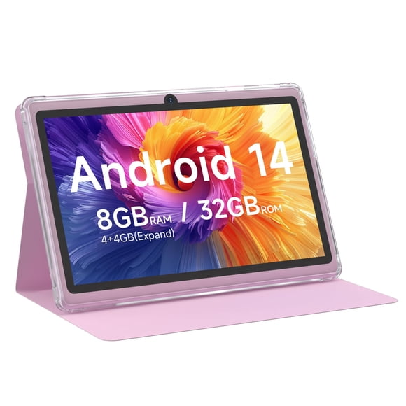 Tablet CUPEISI Android 14 de 7" 8 GB de RAM 32 GB de ROM con funda