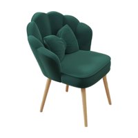 Bothyi - Sillón De Tocador, Lindo Sillón Suave Con Acento Para Oficina, Sala De Estar, Maquillaje, Color Verde