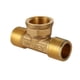 thumbnail image 1 of Accesorio De Tubería En T De Latón Para El Hogar, Para Rociadores, Tuberías De Plomería, Conector De Tubería De Agua, Estilo C, 1 of 5