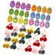 thumbnail image 3 of Huevos De Pascua Rellenos Con Coloridos Adornos De Conejitos De Peluche, Juguete De Peluche Novedoso, 24 Huevos, 3 of 5