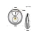 thumbnail image 3 of 70mm Keyed Alike Heavy Duty Shielded Discus Padlock - 3 Pack- Cerradura de seguridad cromada para el cobertizo de almacenamiento, garaje, armarios, cajas de herramientas, almacenamiento en e, 3 of 3