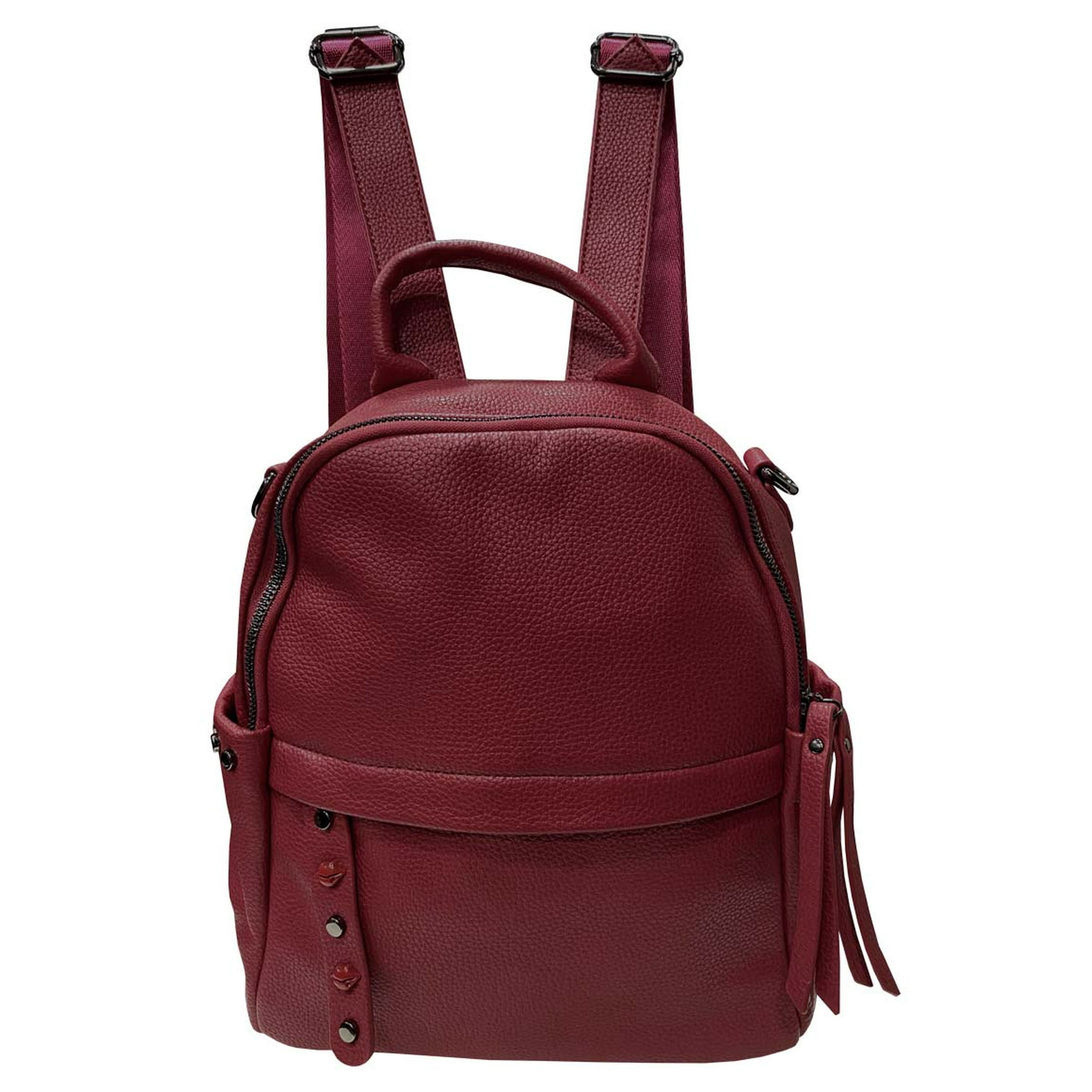 Todopiel - Mochila Cuero Cru45 Rojo