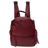 Todopiel - Mochila Cuero Cru45 Rojo