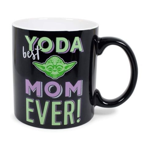Taza De Café Star Wars Yoda Best Mom Ever, 600 Ml, Cerámica