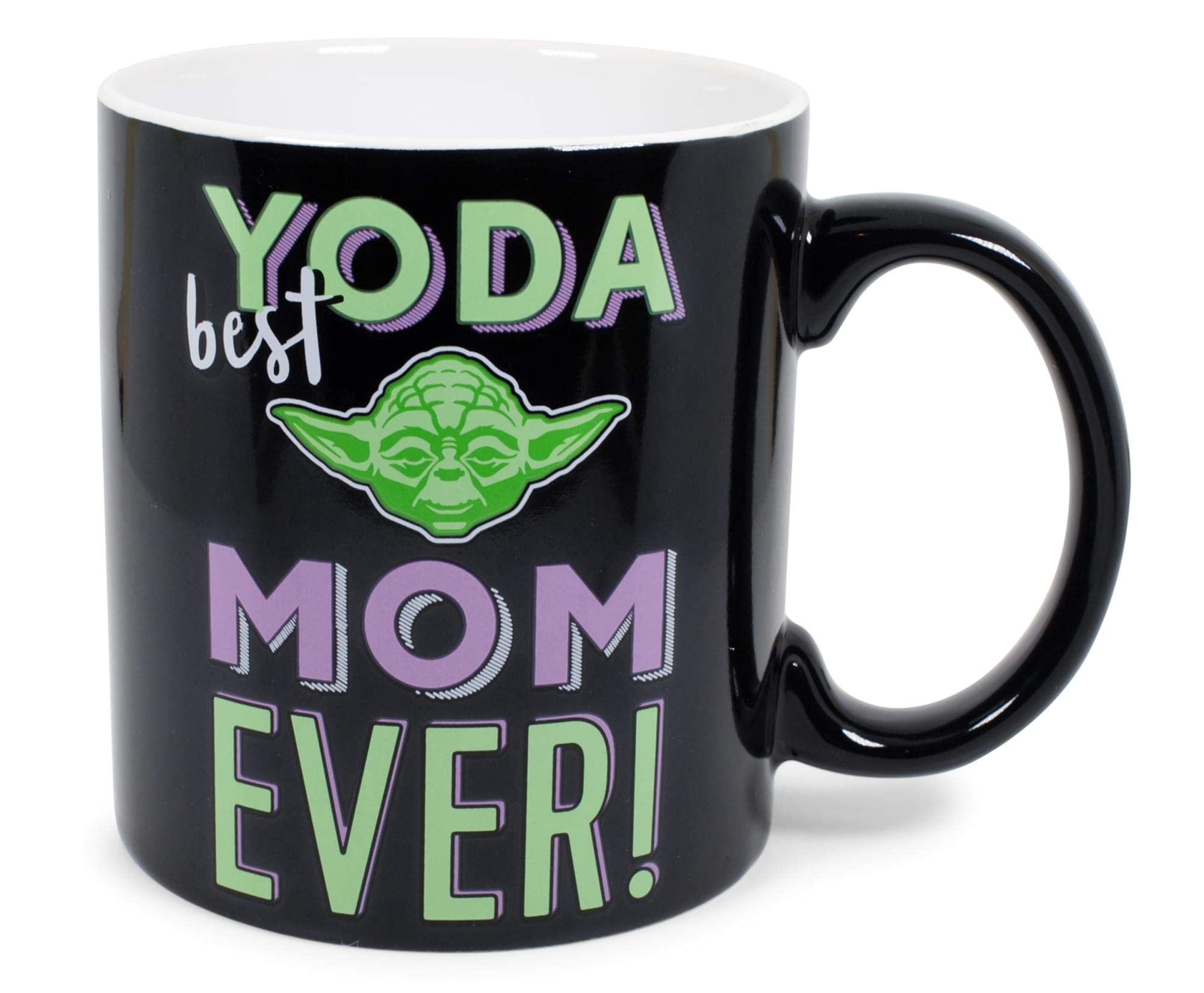 Taza De Café Star Wars Yoda Best Mom Ever, 600 Ml, Cerámica