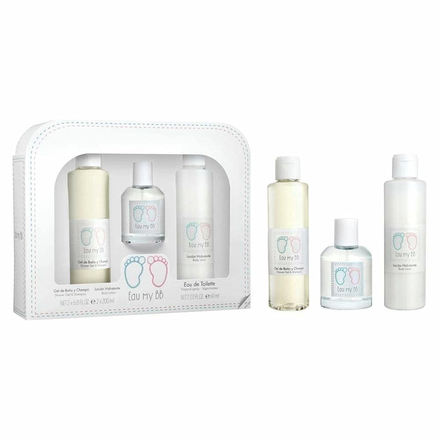 Set De Regalo Con Fragancia Para Bebé Eau My Bb Natural Cologne