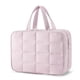 thumbnail image 1 of Bolsa de aseo de viaje con organizador de joyería, bolsa de viaje colgante para artículos de aseo, organizador de bolsa cosmética de maquillaje hinchado, accesorios de viaje de mano esencial, 1 of 3