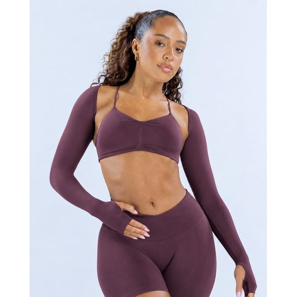 Bolero Tapado Deportivo Para Mujer Manga Larga