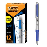 Rotuladores Permanentes Bic Intensity Ultra Fine Blue, Paquete De 12