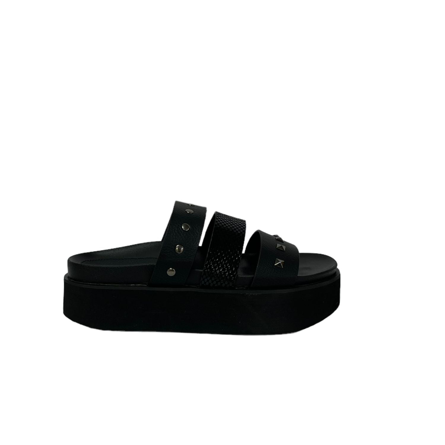 Sandalia Negro Mujer Mundaka Detogni