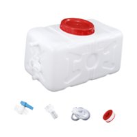Magideal - Contenedor De Bebidas Portátil Recipiente De Agua Rectangular Horizontal Bidón De Almacenamiento De Gran Capacidad Dispensador Para Transportar Líquid 30 Litros