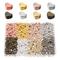 Bothyi - 400 Cuentas De Corazón Sueltas Para Hacer Joyas Diy, Llaveros Hechos A Mano