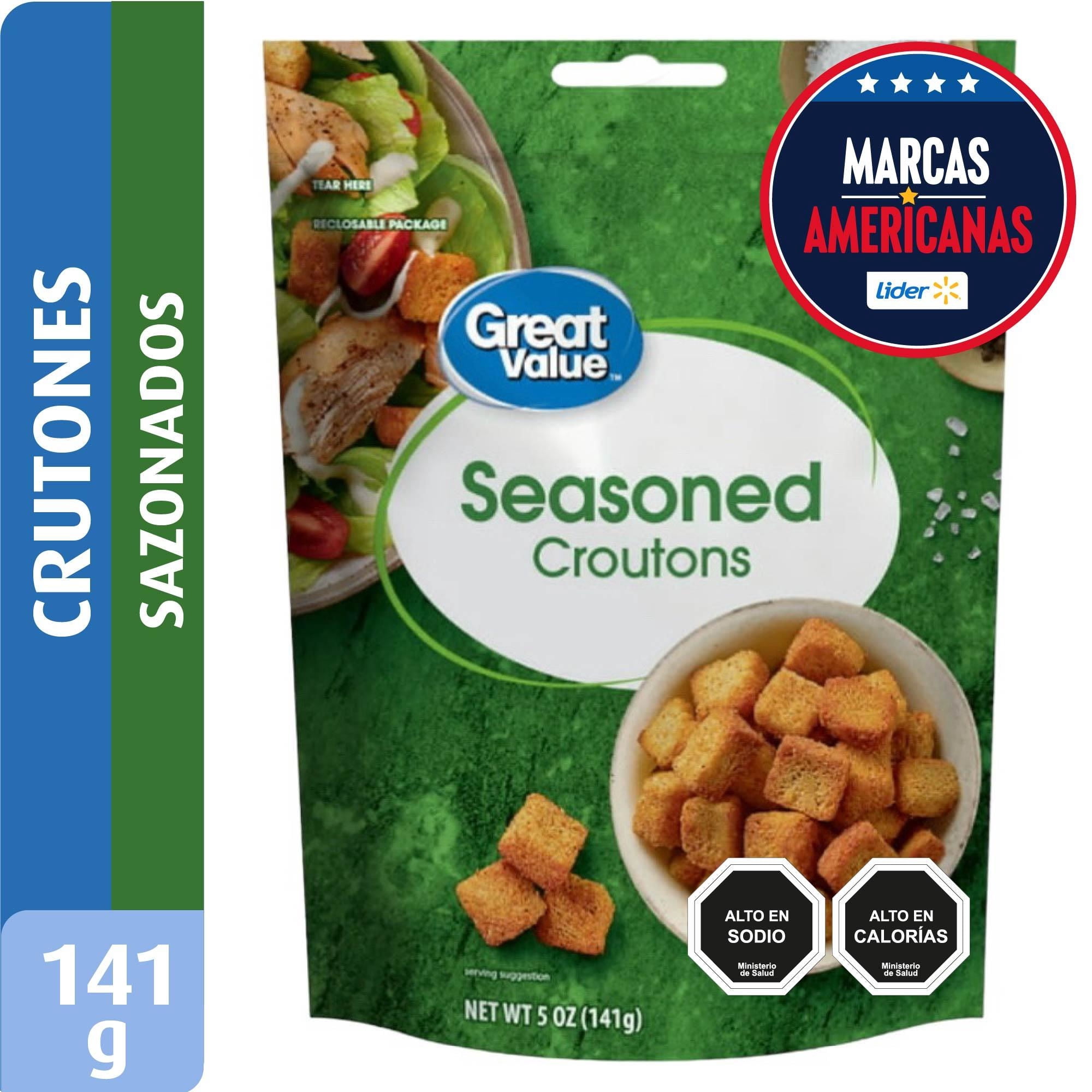 Crutones Sazonados 141 g Great Value