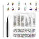 thumbnail image 5 of 1728-4320 Nail Art Crystal Flat Back Rhinestone Craft Especial Multi Tama?o, 5 of 5