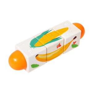 Bothyi - Rompecabezas Giratorio De Madera Para Educación Temprana Para Niños En Edad Preescolar, Regalos De Cumpleaños, Frutas Y Verduras.