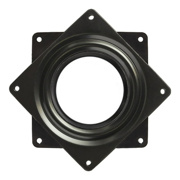 Base de placa de rodamiento giratoria de Metal, accesorio de organización de rotación suave de 0,8mm de espesor para gabinete de cocina, proyecto , 4 4 pulgadas