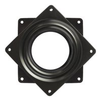 Magideal - Base De Placa De Rodamiento Giratoria De Metal, Accesorio De Organización De Rotación Suave De 0,8Mm De Espesor Para Gabinete De Cocina, Proyecto , 4 4 Pulgadas