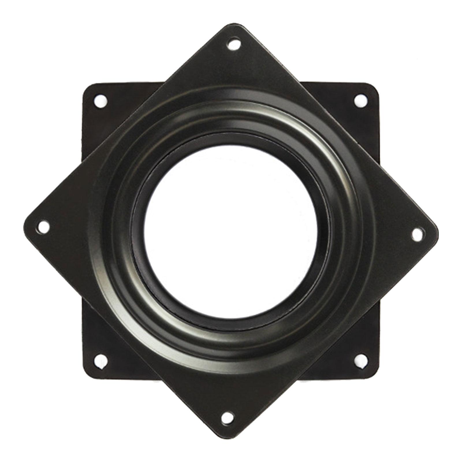 Magideal - Base De Placa De Rodamiento Giratoria De Metal, Accesorio De Organización De Rotación Suave De 0,8Mm De Espesor Para Gabinete De Cocina, Proyecto , 4 4 Pulgadas