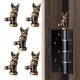 thumbnail image 1 of Tope decorativo para bisagra de puerta WLHYHH, gato, bronce, imán, set de 5, 1 of 7