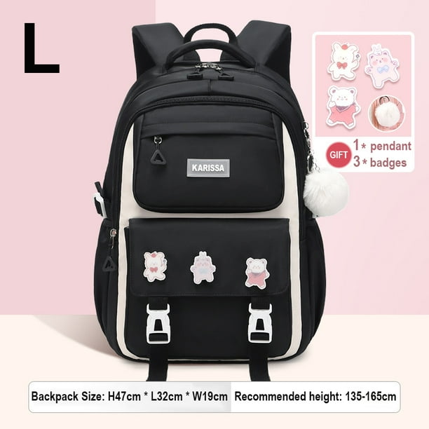 School Backpacks For Teenagers Kawaii Girls Backpack for School Elementary Student Bag Child Girl Bookbag with Tuition Tote Bag
