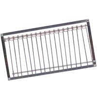 Magideal - Puerta De Paloma De Entrada Metálica Con Marco De Barras De Alambre Extraíbles Puerta De Jaula Para Aves De Acero Inoxidable Adecuada Para Criadores 29Cm
