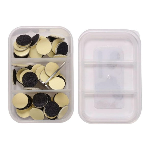 Herramienta de disco de molienda desechable de repuesto de arena de 60 uds para herramientas rotativas de amoladora de taladro eléctrico , 15 mm
