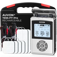 Estimulador Muscular Auvon Recargable Tens Unit Con 600 Mah