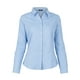 thumbnail image 2 of Blusa Trevira Light Mujer Manga Larga Trabajo Corporativo Celeste Oscuro, 2 of 8