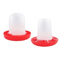 Magideal - Alimentador De Pollos De Plástico, De Obturación Automático Fácil De Instalar Tazón De Caja De Comedero Portátil Desmontable Para Animal , Alimentación Y Bebida