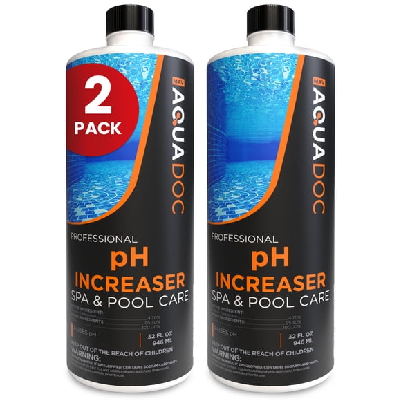 Incrementador de pH MAV AquaDoc para spa y jacuzzi, 960 mL (paquete de 2)