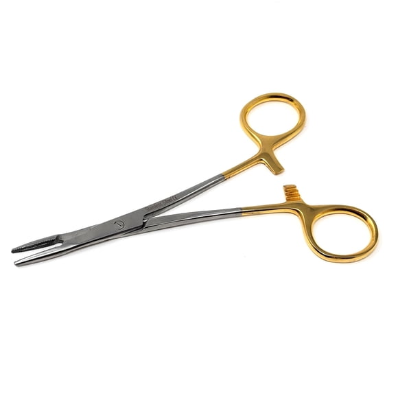 Portaagujas A2Z SCILAB Olsen Hegar 14 cm Dorado