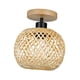 thumbnail image 2 of Lámpara Colgante Sin Bombilla Salón Estilo Rústico E27 Sobremesa Bambú, 2 of 4