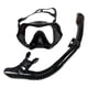 thumbnail image 3 of Máscara Snorkel Set Máscara De Buceo Gafas De Natación Buzo Entrenamiento Buceo Negro, 3 of 5