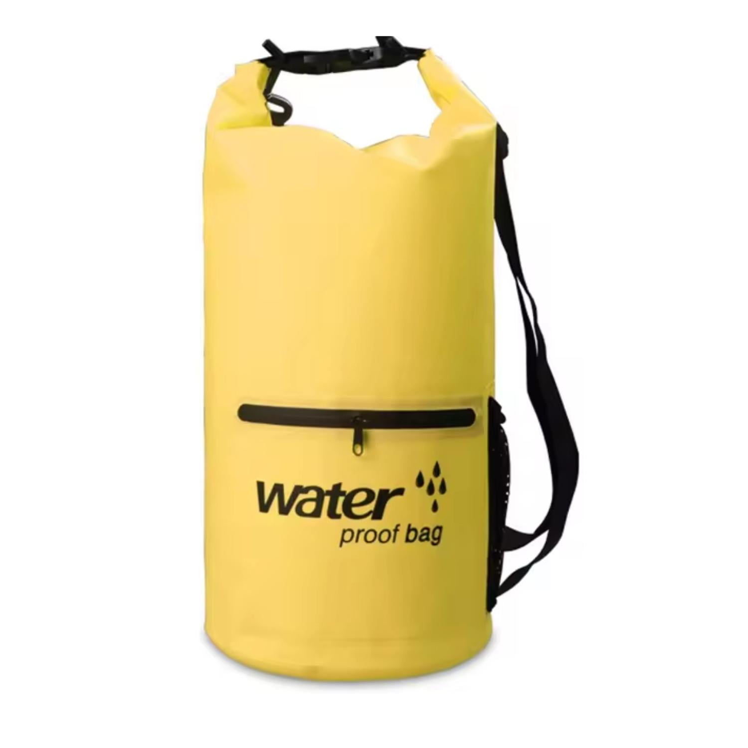 Mochila Seca Impermeable. 25 L. Waterproof. Amarillo Amarillo