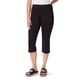 thumbnail image 1 of Pantalones Gloria Vanderbilt Amanda Capri Jean Negro, 1 of 3