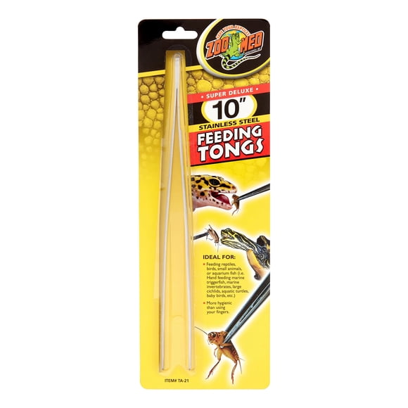 Pinzas de alimentación Zoo Med Super Deluxe de acero inoxidable