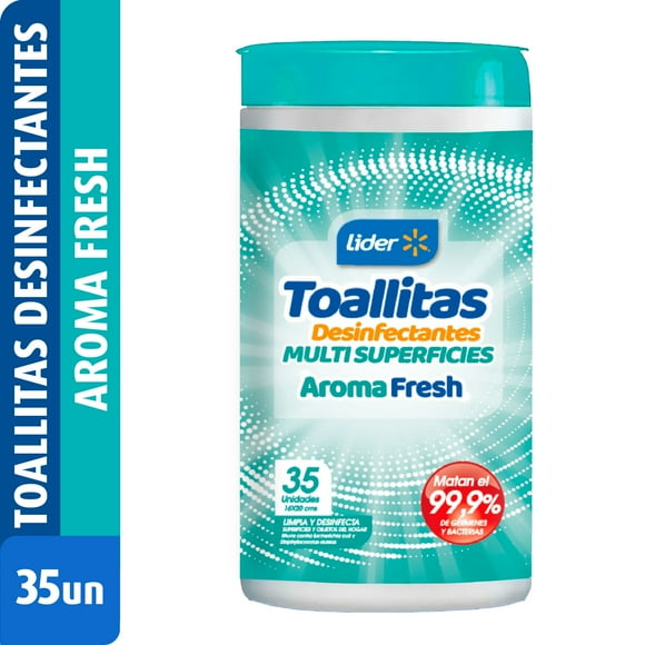 Toallitas Desinfectantes Fresh Tarro, 35 Un