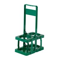 Magideal - Portabotellas De Agua Deportiva, Plegable Con Asa, Soporte Resistente Para Botellas De Agua, Soporte Para Botellas Para Fútbol, Bicicleta, Deportes De Verde