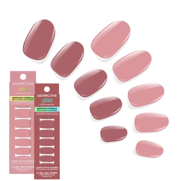 Paquete de 2 juegos de tiras de uñas de gel Dashing Diva
