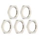 thumbnail image 1 of Uxcell Accesorio de Tubería Fundida Tuerca de Bloqueo Hexagonal, Tuerca de Bloqueo de Rosca Femenina de Cobre Niquelado para Fontanería NPT1/4, 1 of 7