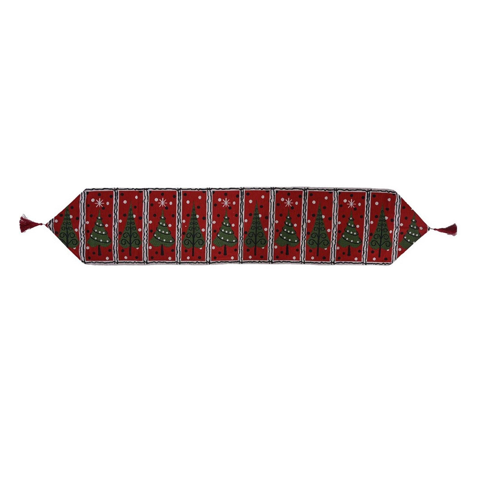 Bothyi - Camino De Mesa Navideño, Mantel Navideño Moderno Para Carnavales, Cumpleaños, Bodas, Estilo C