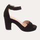 thumbnail image 4 of Zapato Tacón Negro Vía Franca, 4 of 5