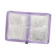 thumbnail image 3 of Libro De Almacenamiento De Joyas, Bolsa De Almacenamiento De Joyas De Viaje Para Cuentas, Pendientes, Broches, Color Morado, 3 of 5
