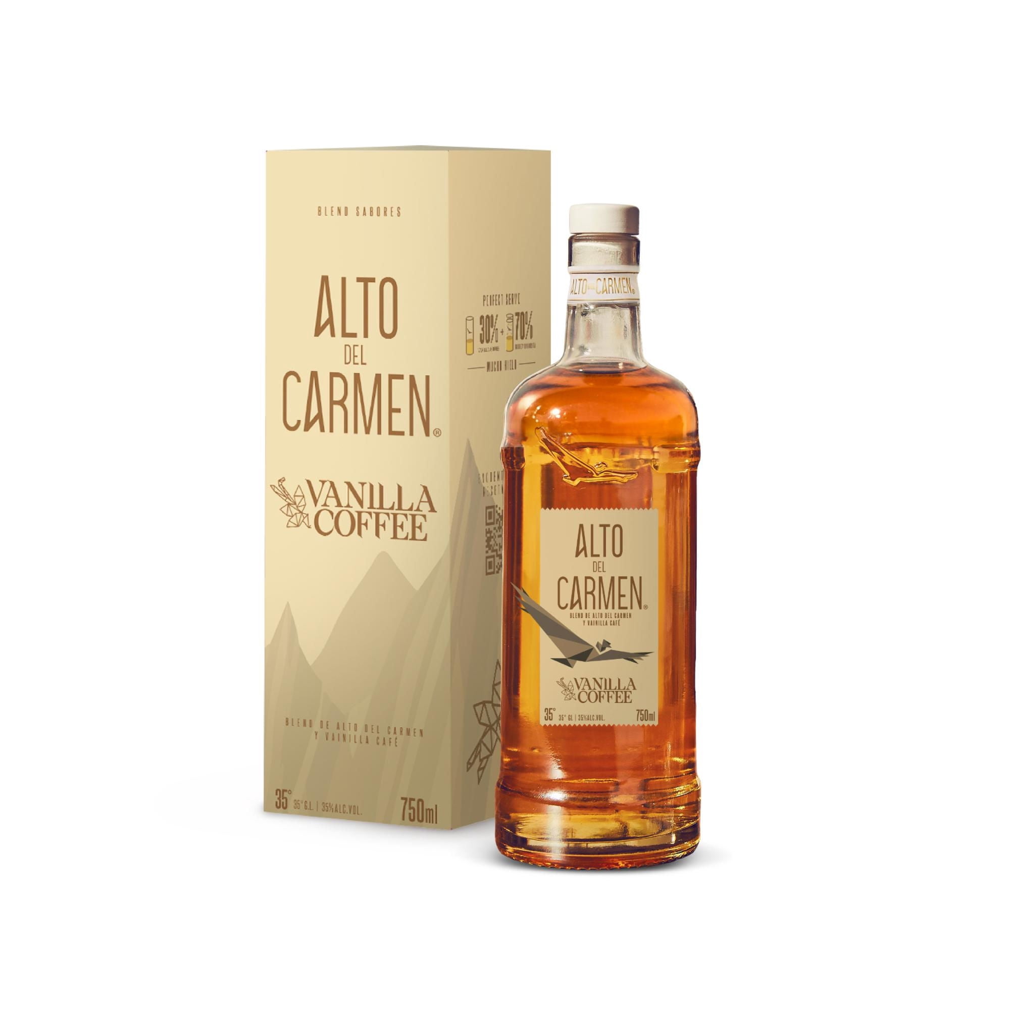 Pisco Vanilla Coffee 35° Botella 750 ml Alto Del Carmen