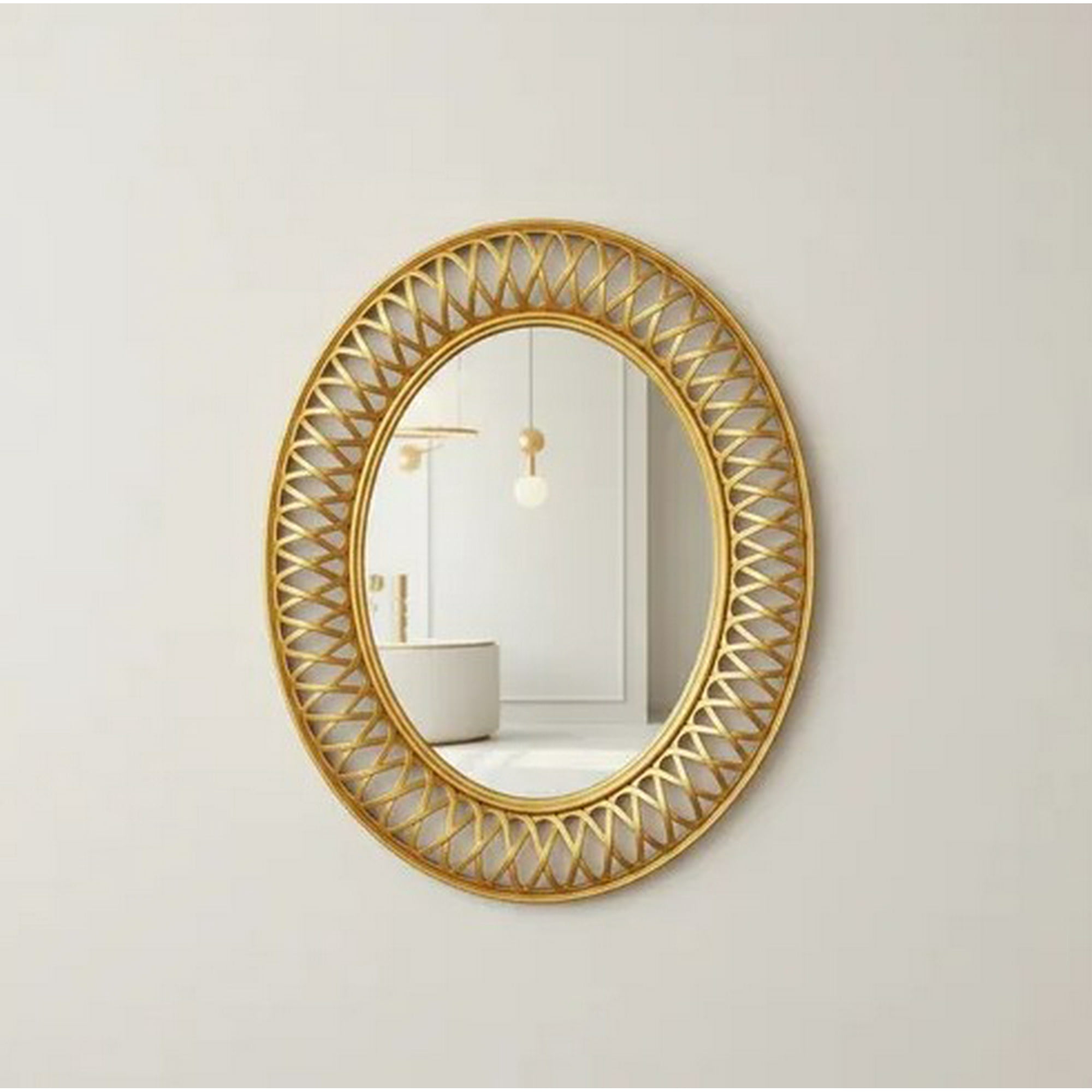 Decostilo - Espejo Decorativo Ovalado 70cm